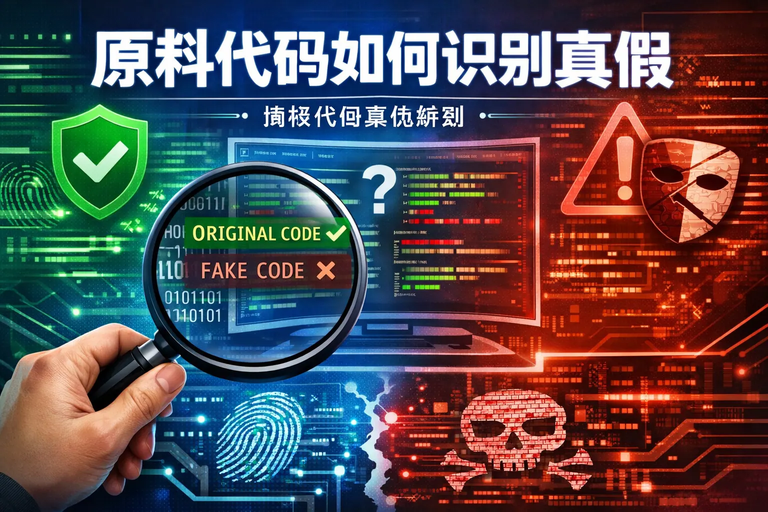 原料代码如何识别真假