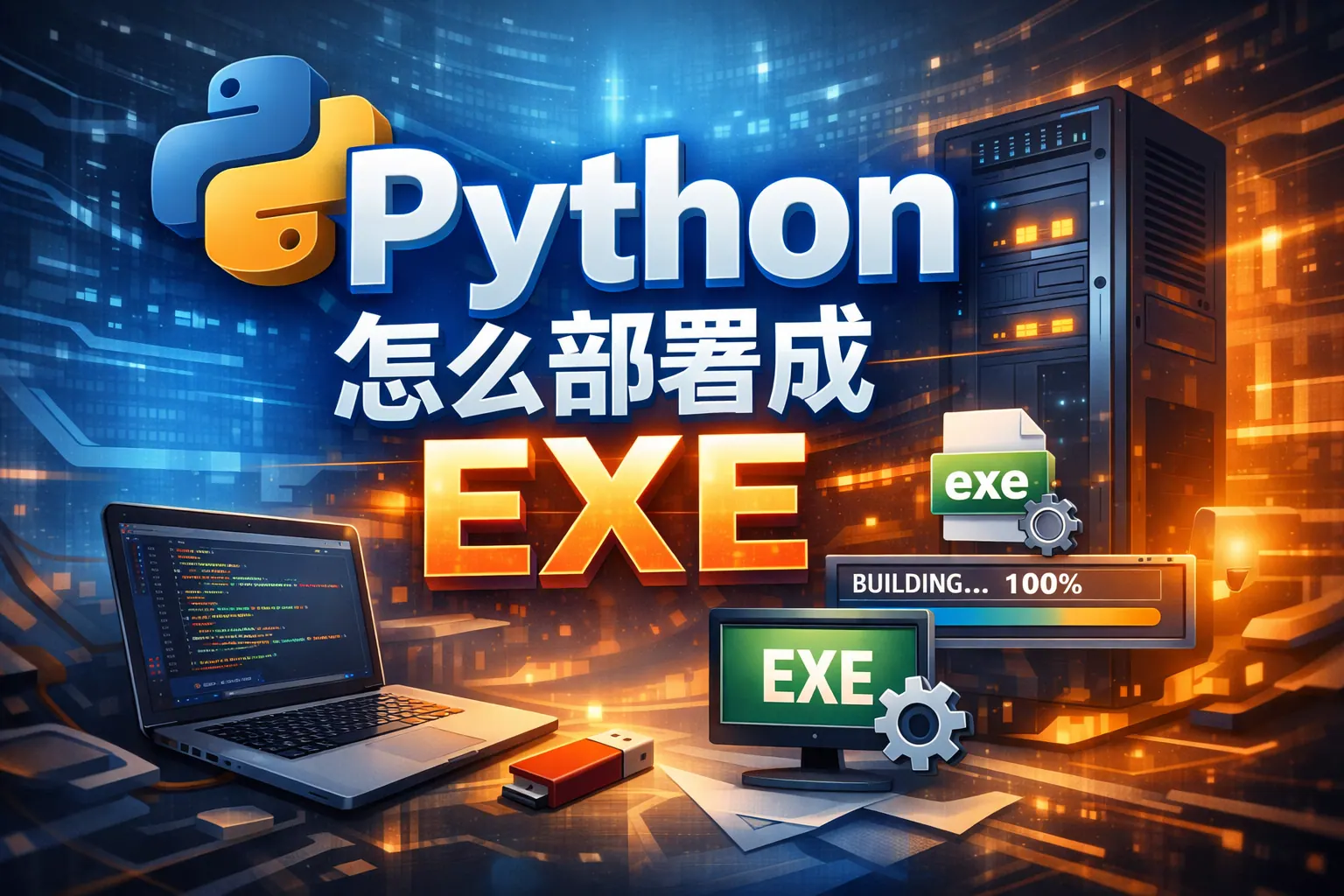 python怎么部署成exe