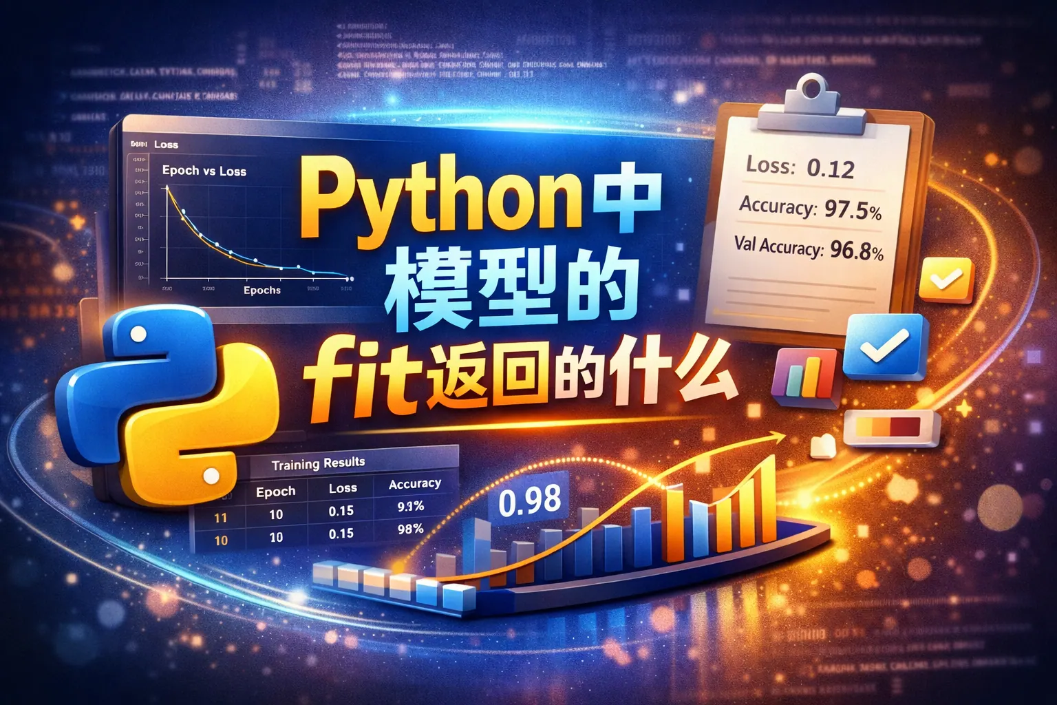 python中模型的fit返回的什么