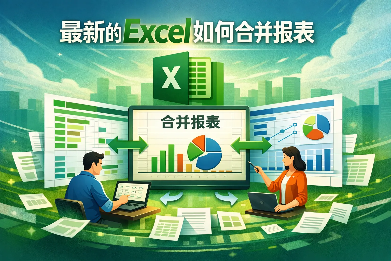 最新的excel如何合并报表