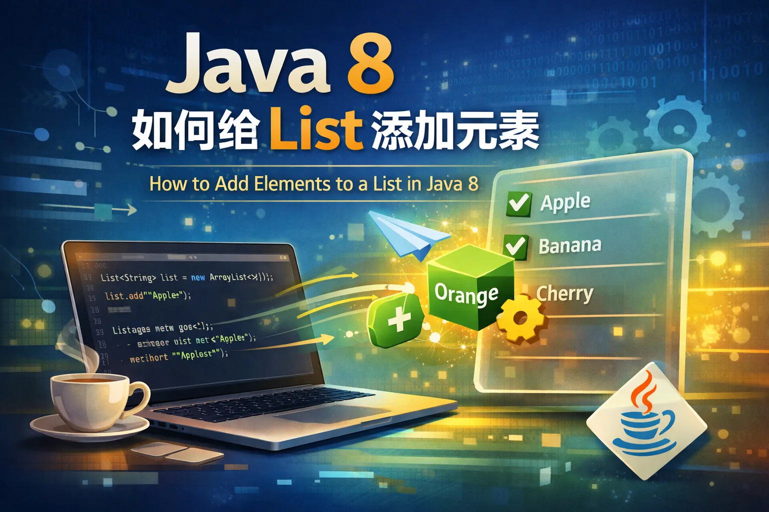 java8如何给list添加元素