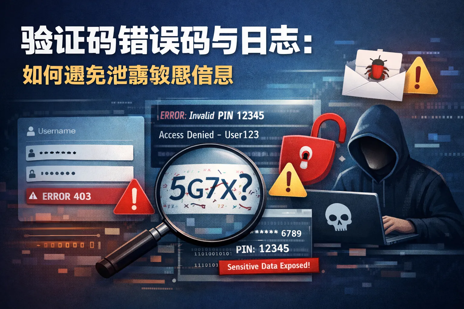验证码错误码与日志:如何避免泄露敏感信息