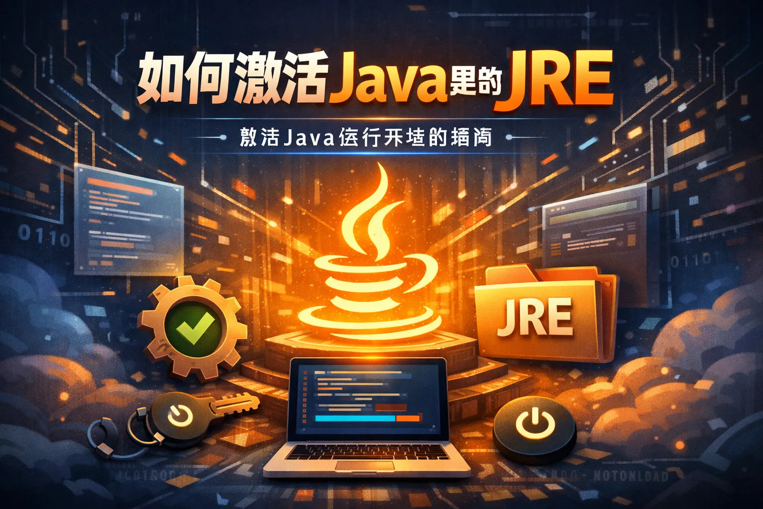 如何激活java里的jre