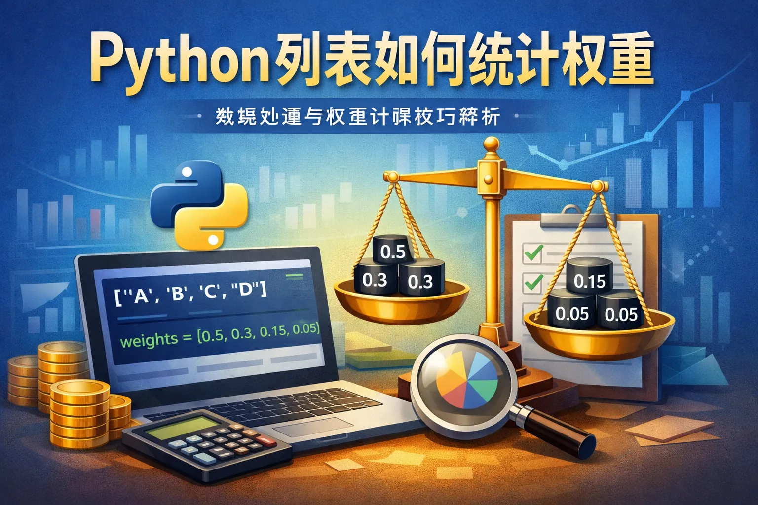 python列表如何统计权重