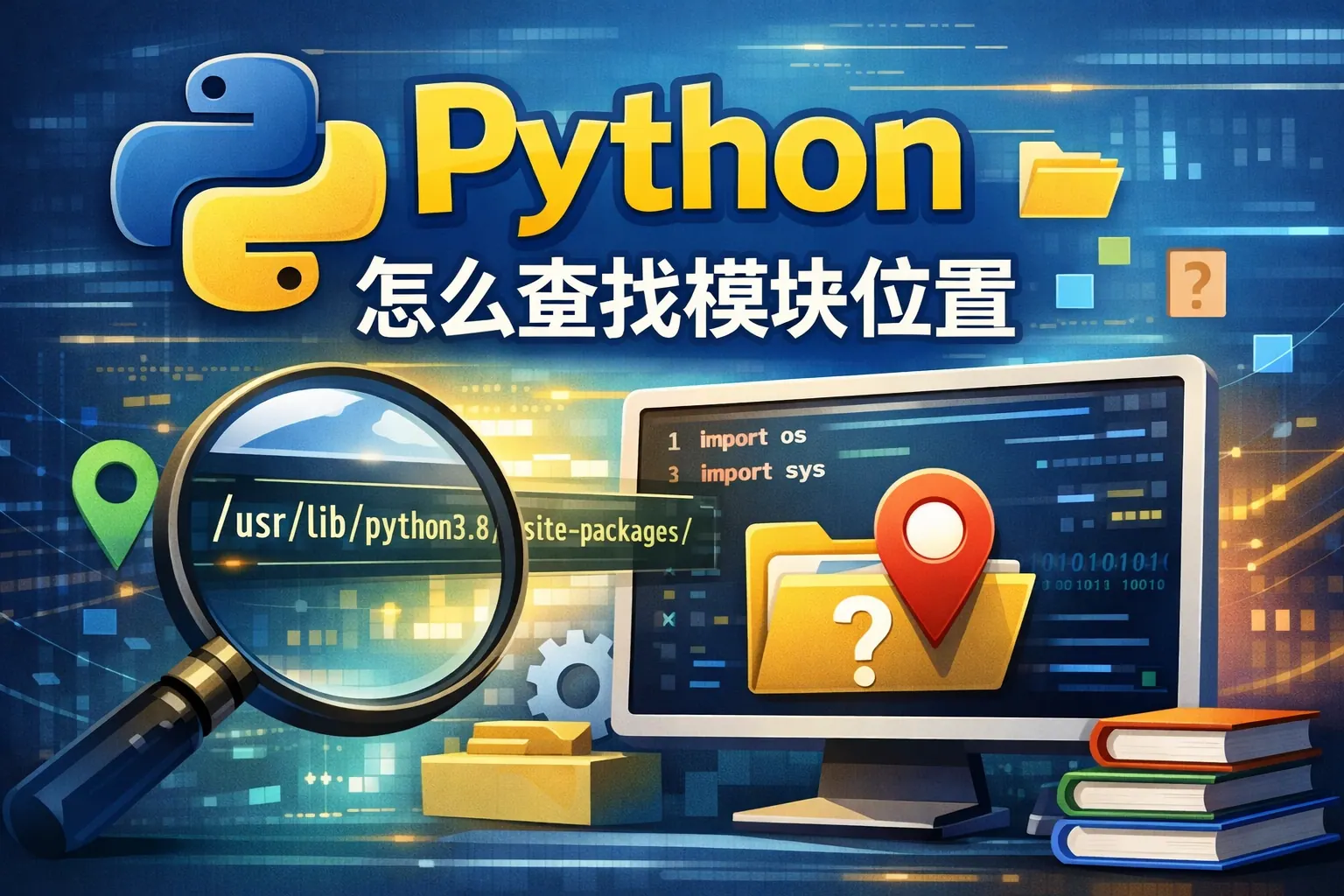 python怎么查找模块位置