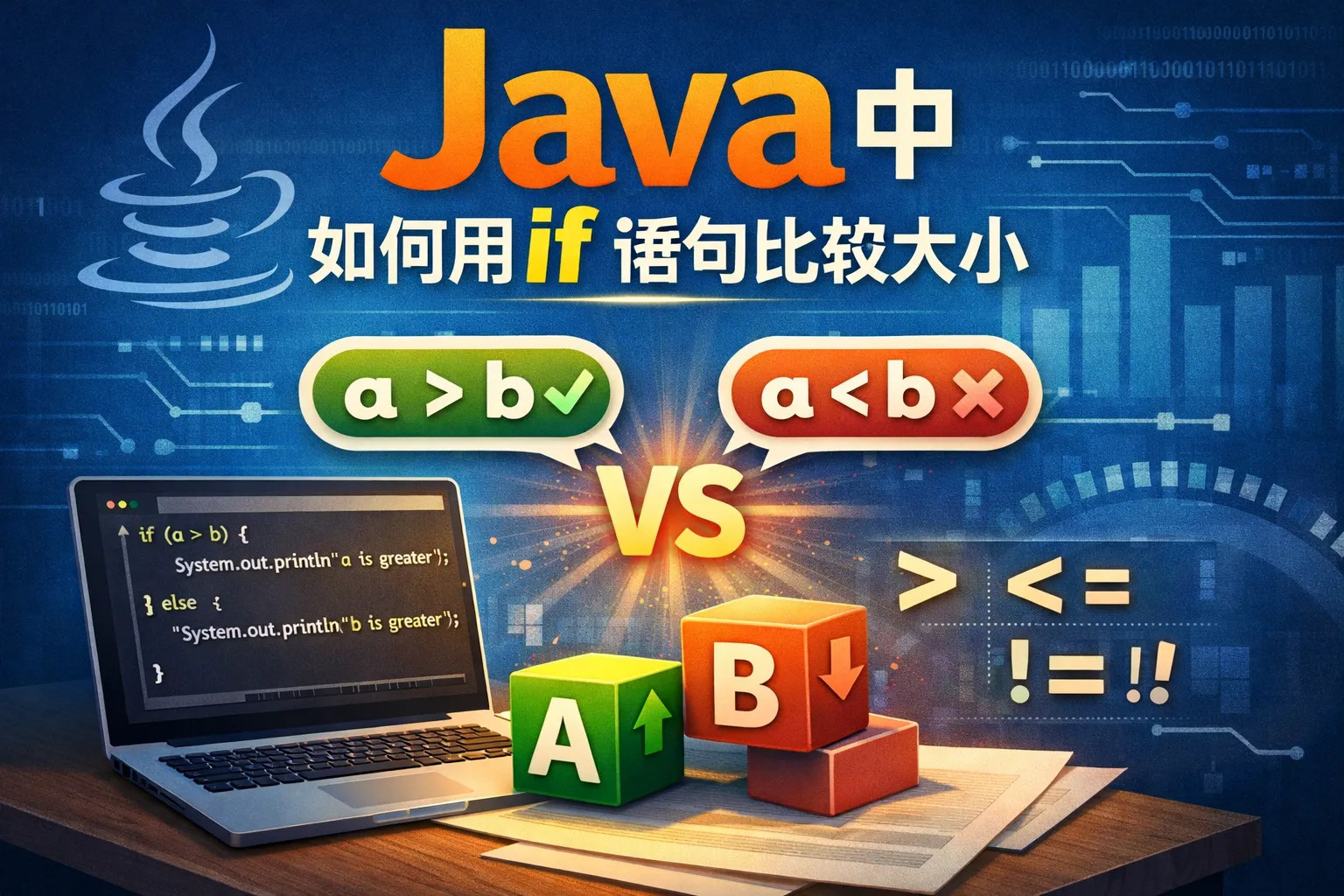 java中如何用if语句比较大小