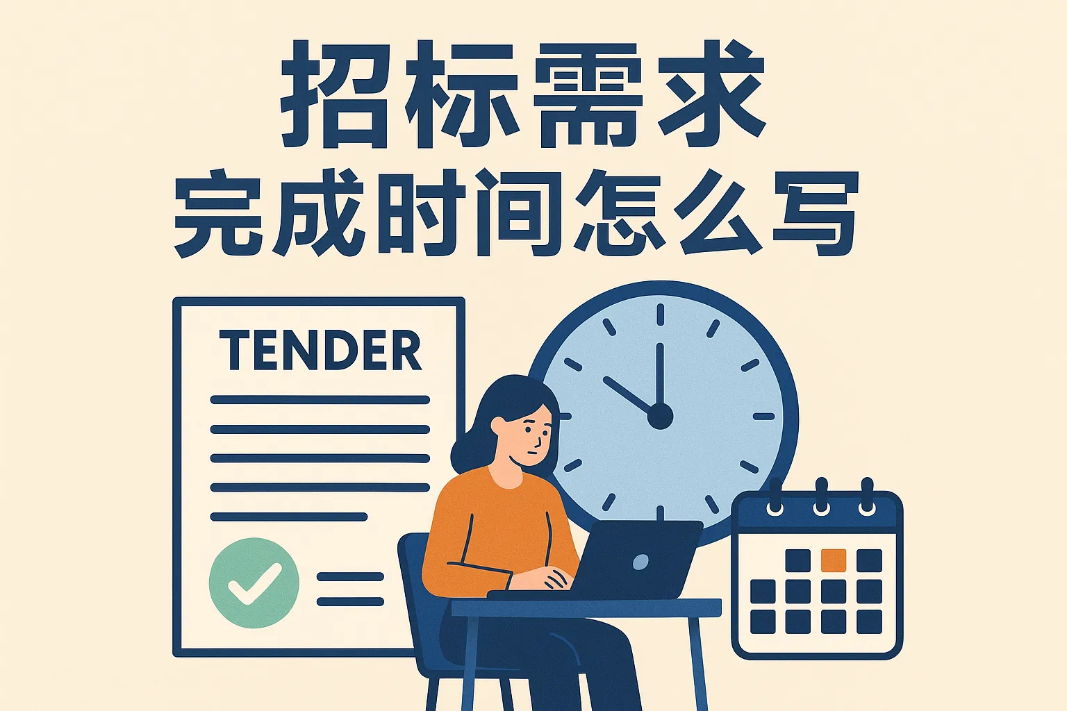 招标需求完成时间怎么写