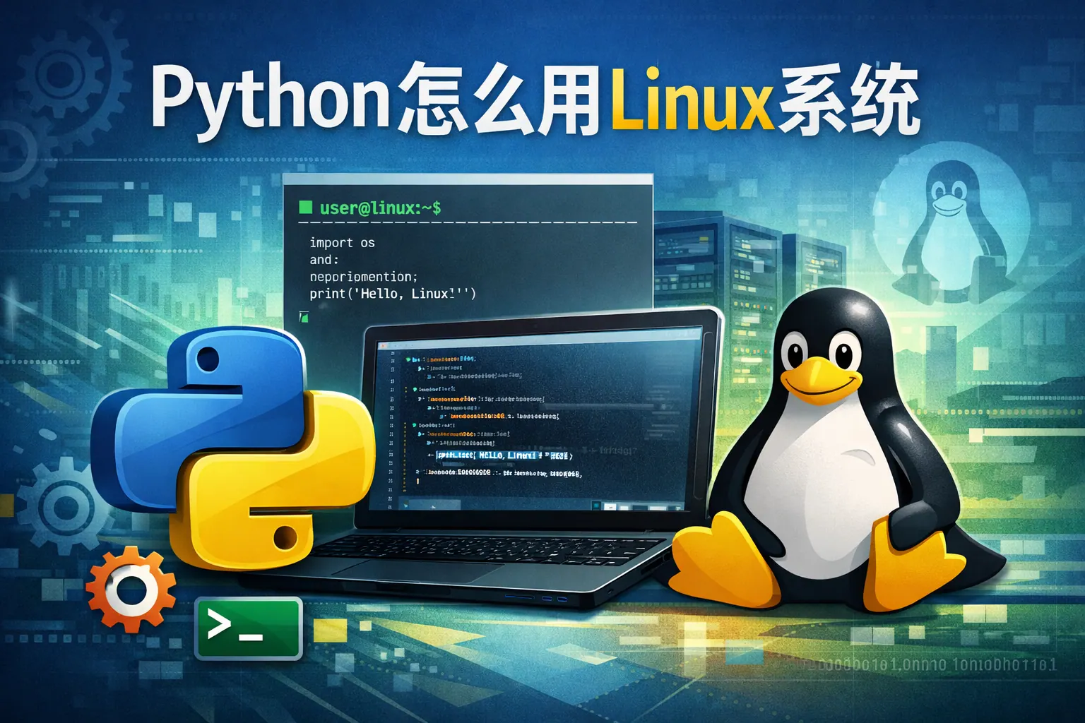 python怎么用linux系统