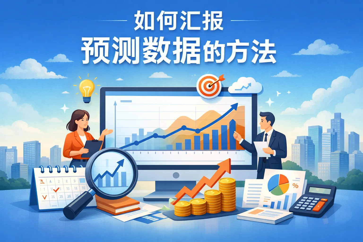 如何汇报预测数据的方法