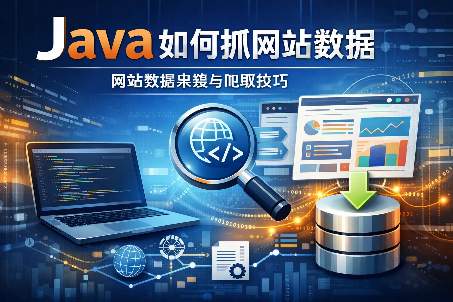 java如何抓网站数据
