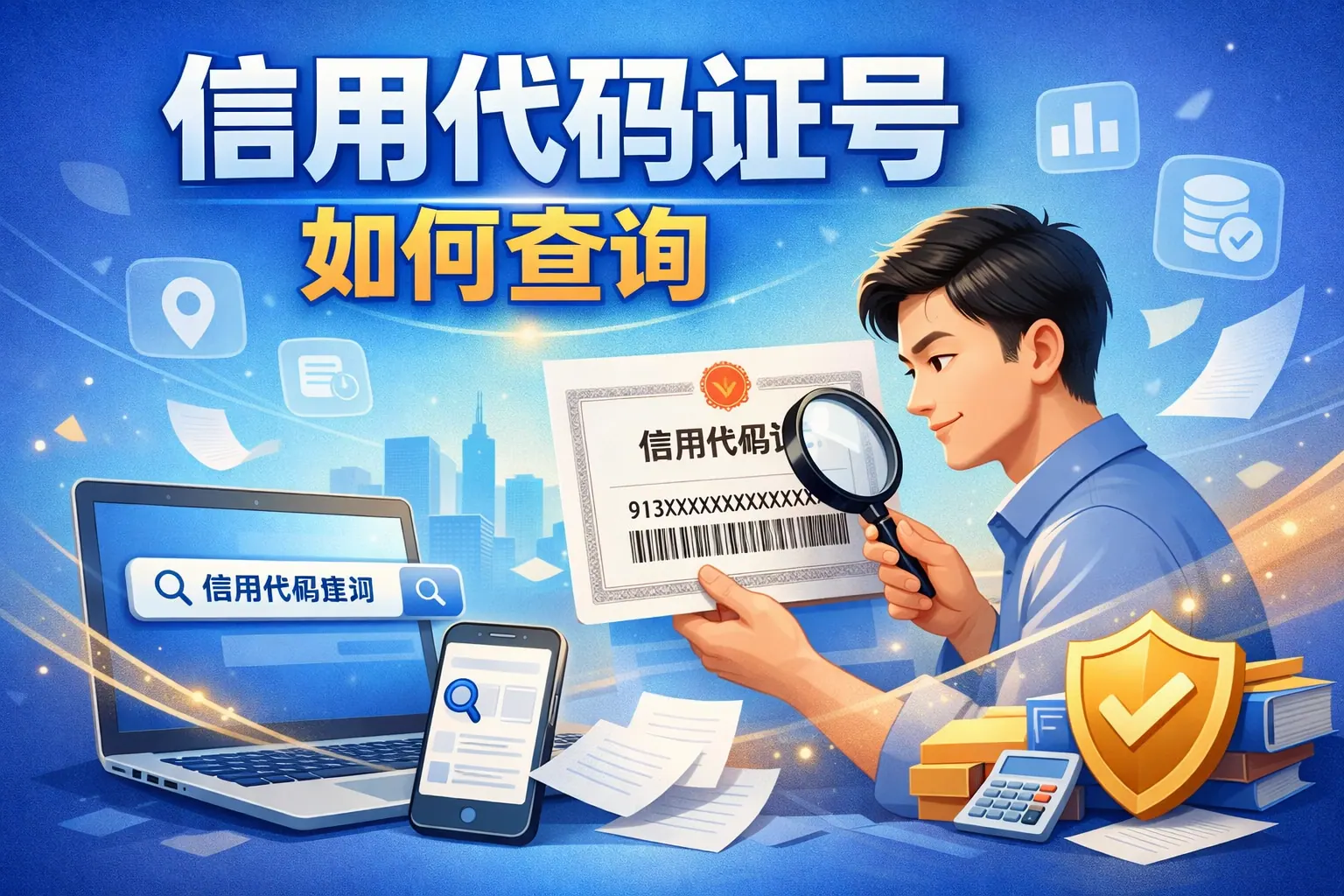 信用代码证号如何查询