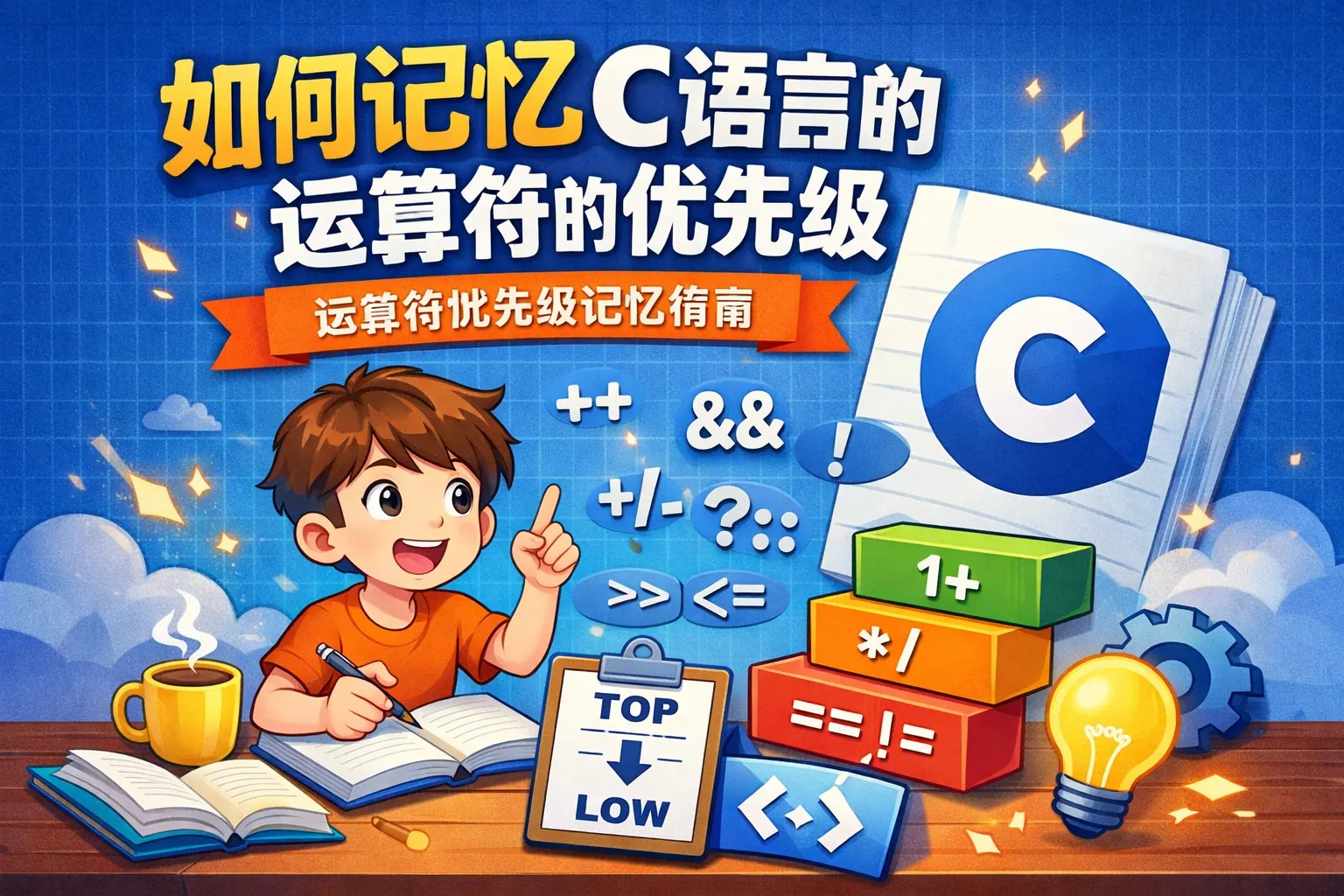 如何记忆c语言的运算符的优先级
