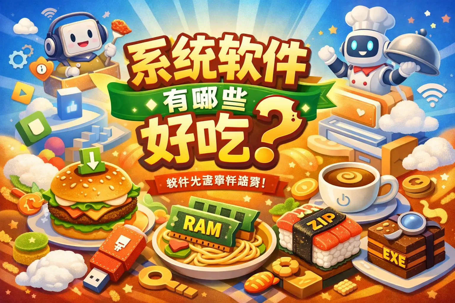 系统软件有哪些好吃