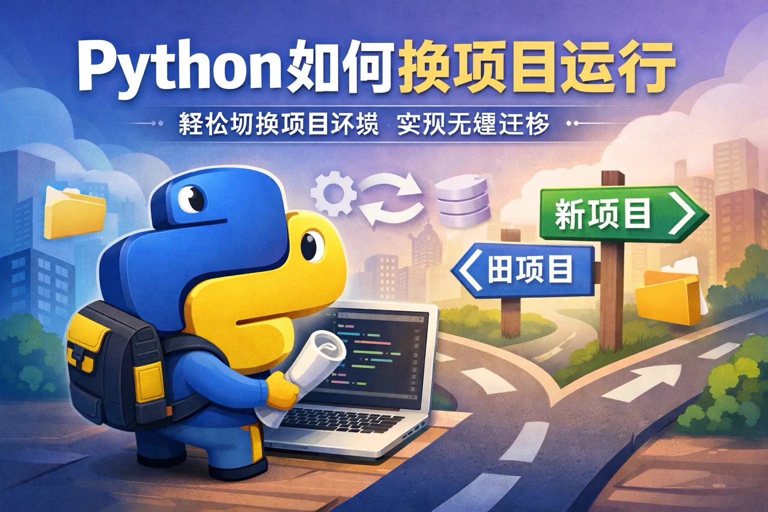 python如何换项目运行