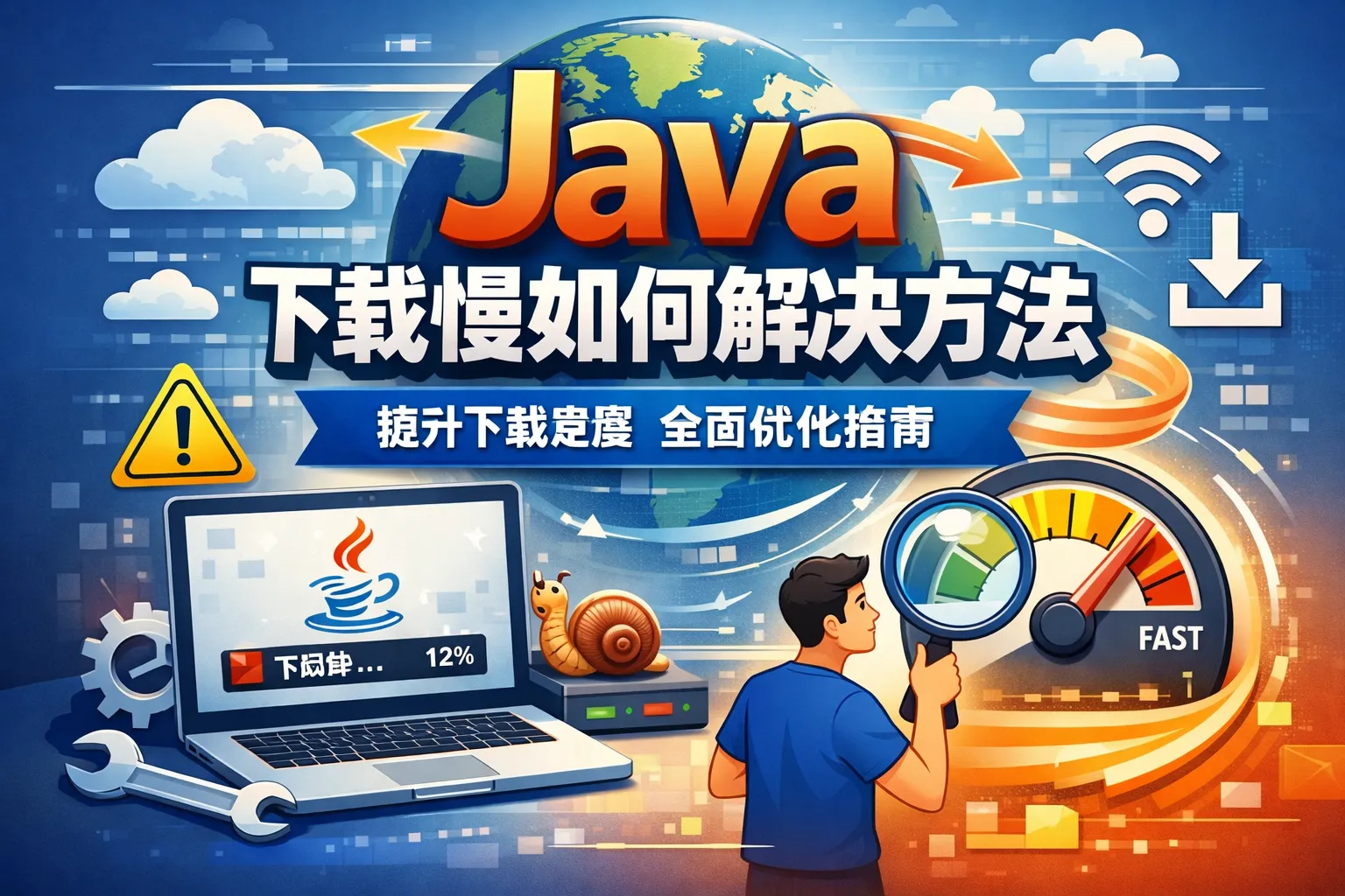 java下载慢如何解决方法