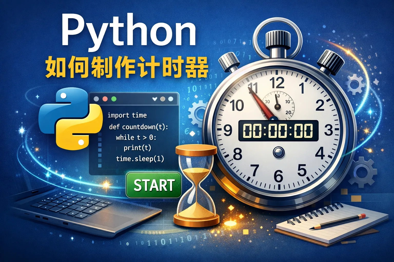 python如何制作计时器