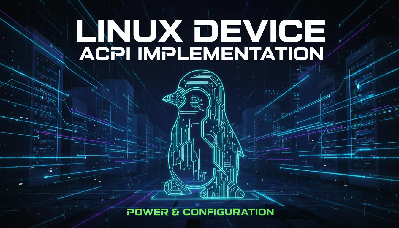 Linux Acpi linux设备如何走acpi