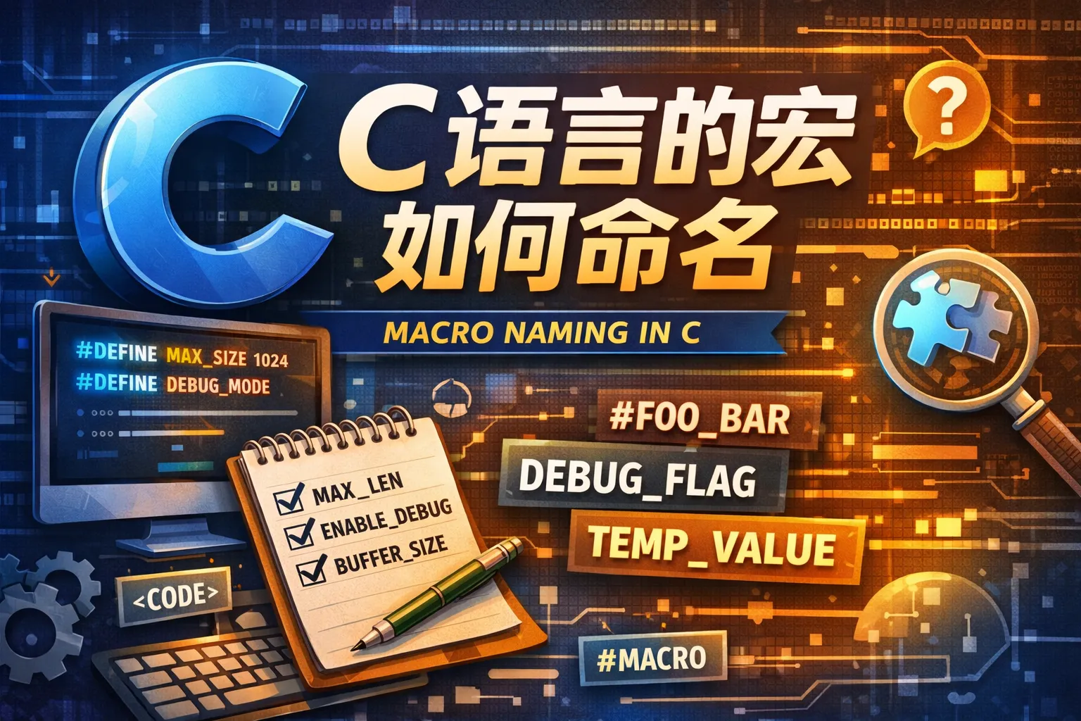 c 语言的宏如何命名