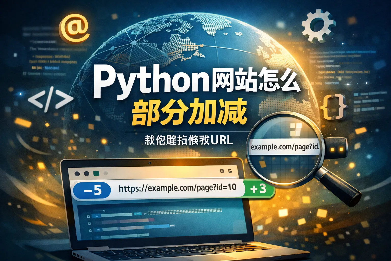 python网址怎么部分加减