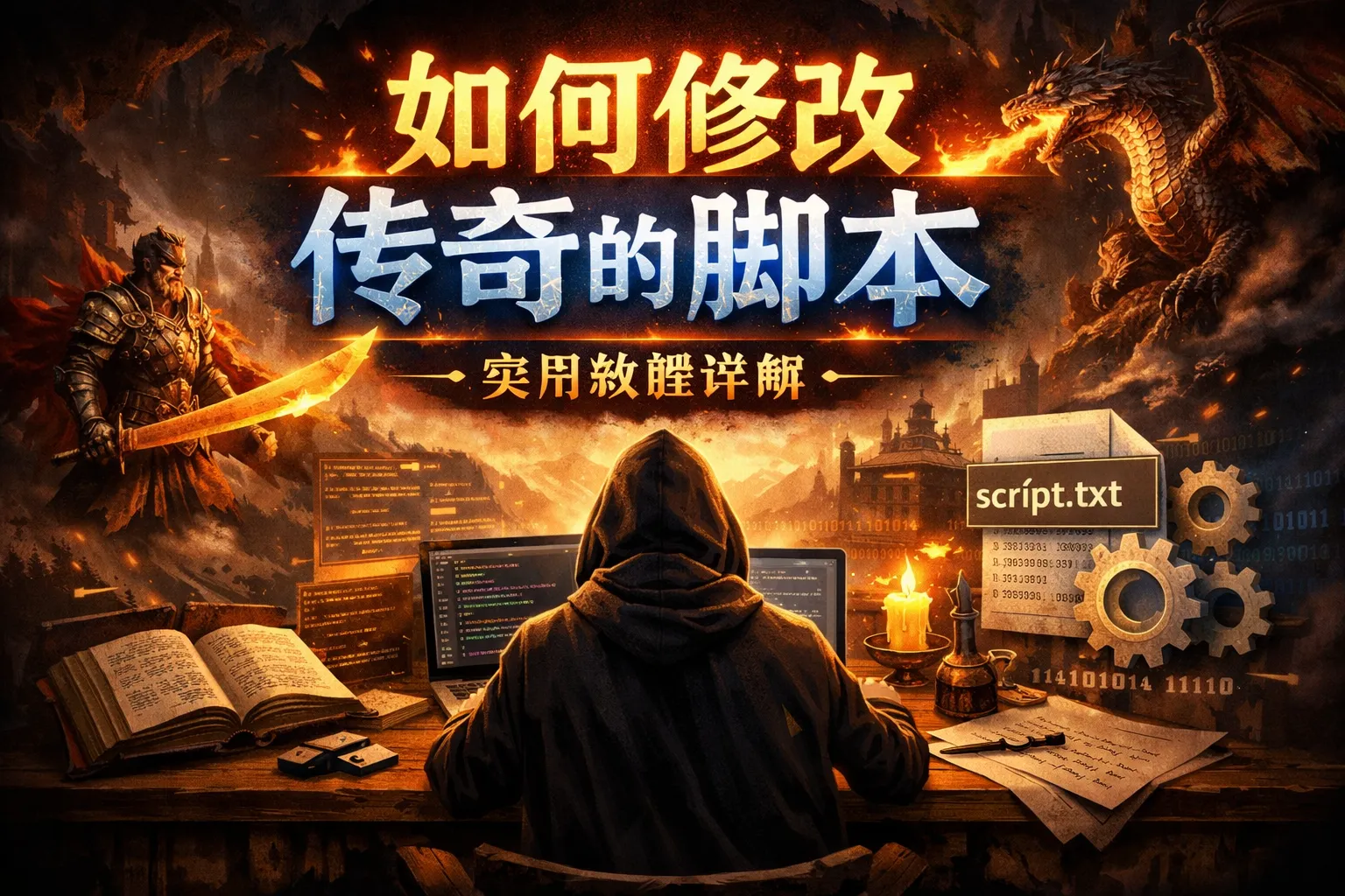 如何修改传奇的脚本