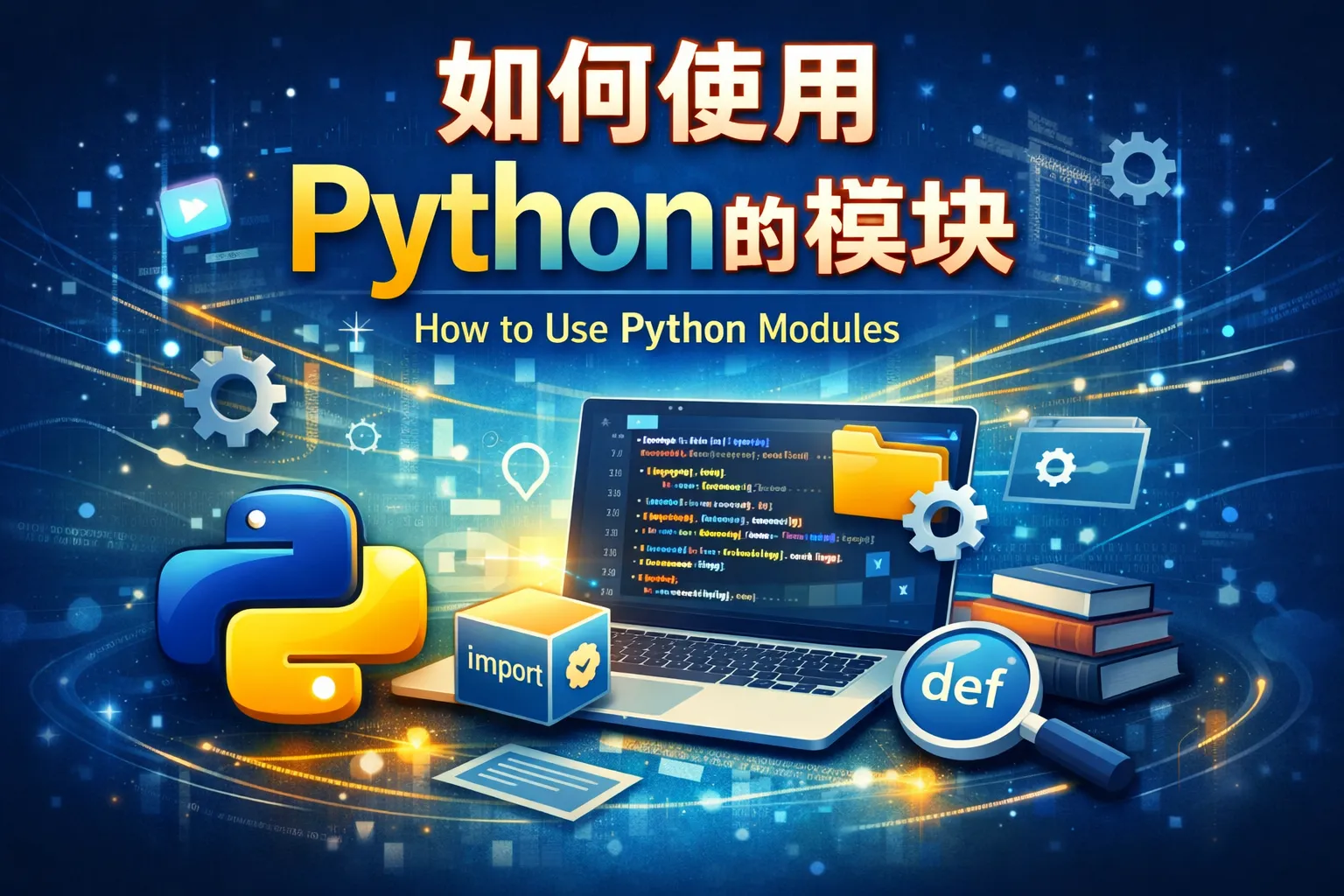 如何使用python的模块