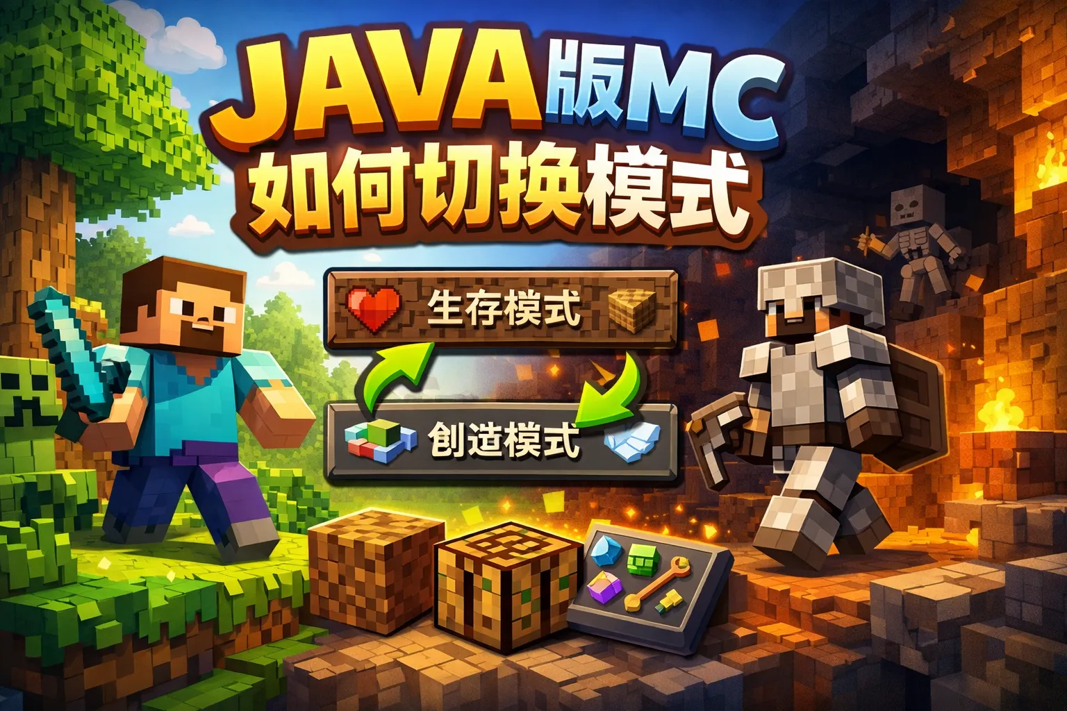 java版mc如何切换模式