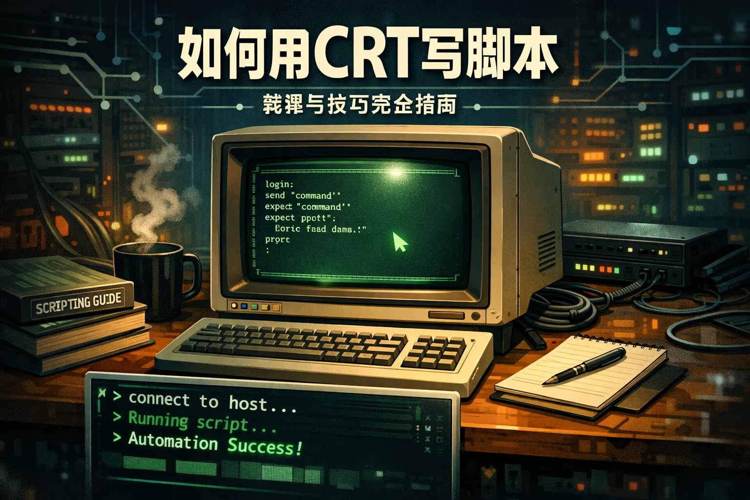 如何用crt写脚本