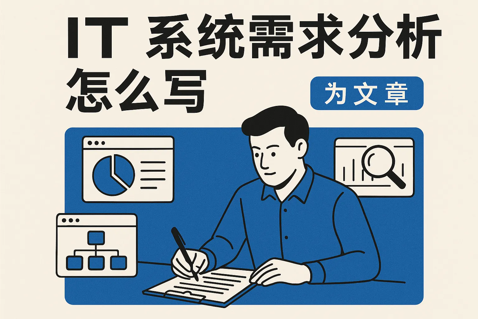 it系统需求分析怎么写