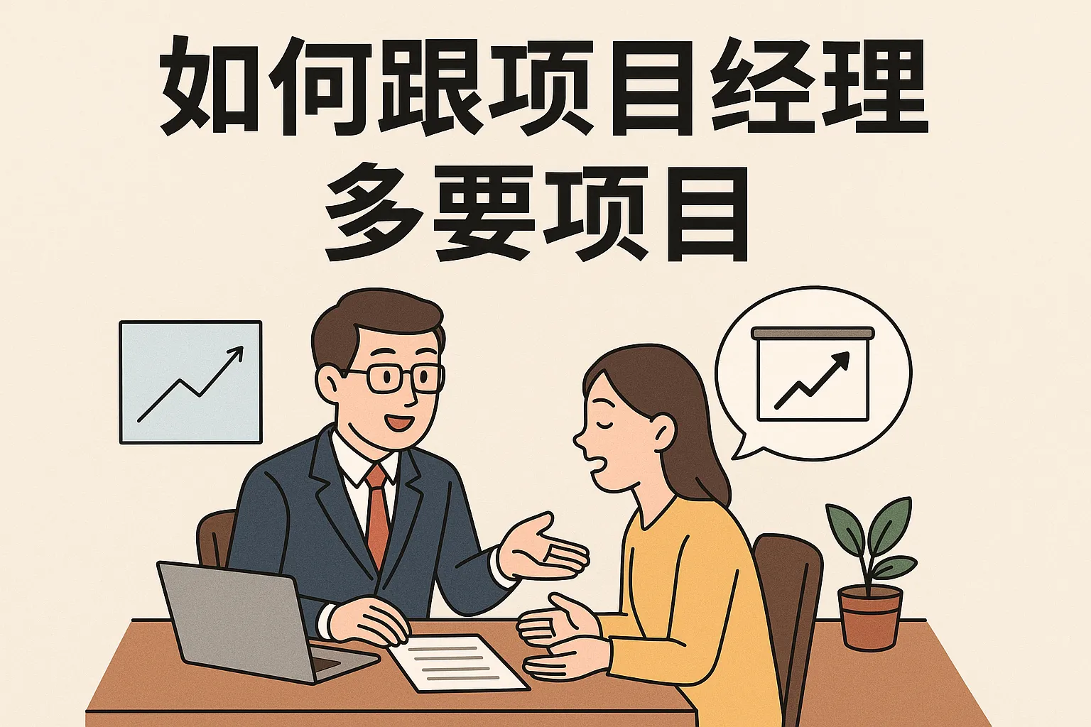 如何跟项目经理多要项目