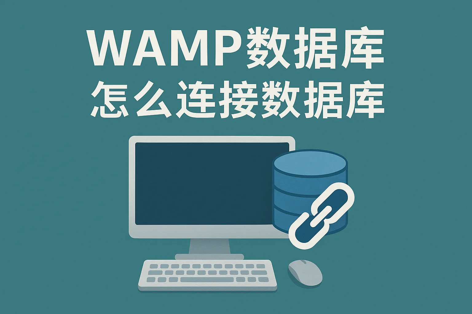 wamp数据库怎么连接数据库
