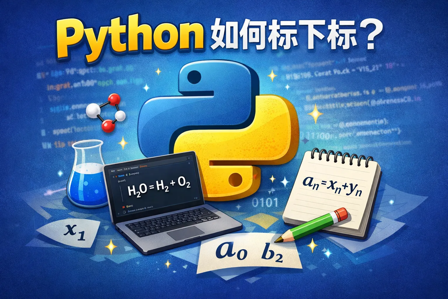python如何标下标