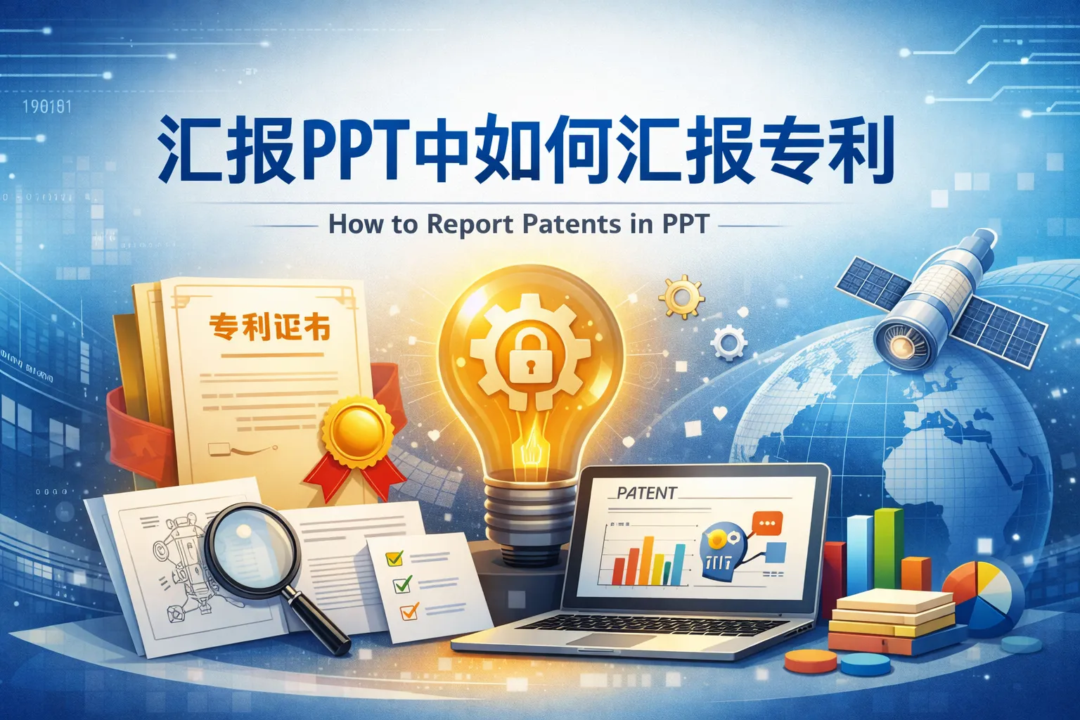 汇报ppt中如何汇报专利