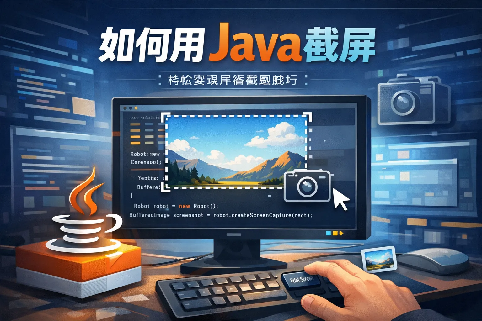 如何用java截屏