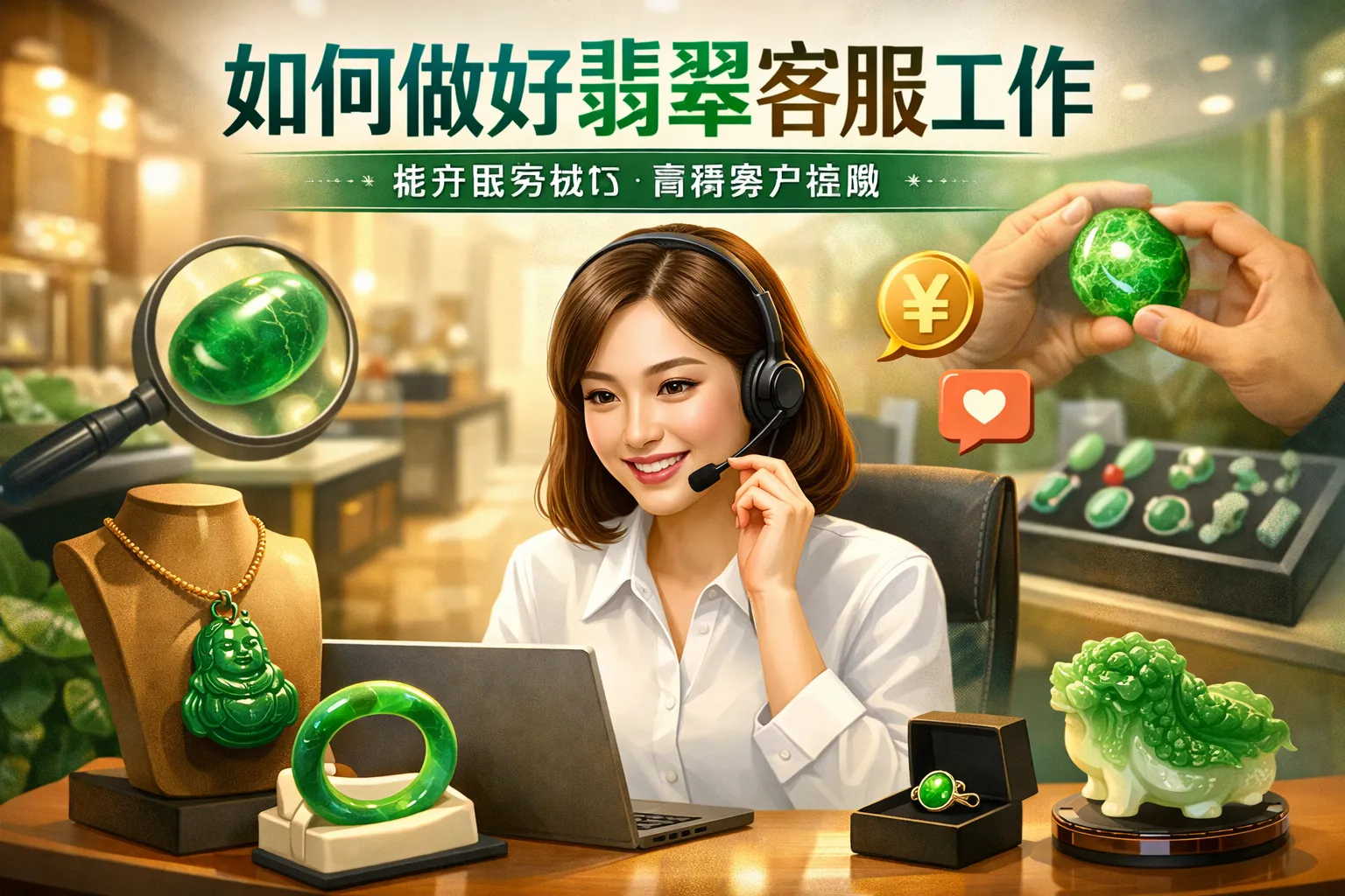 如何做好翡翠客服工作