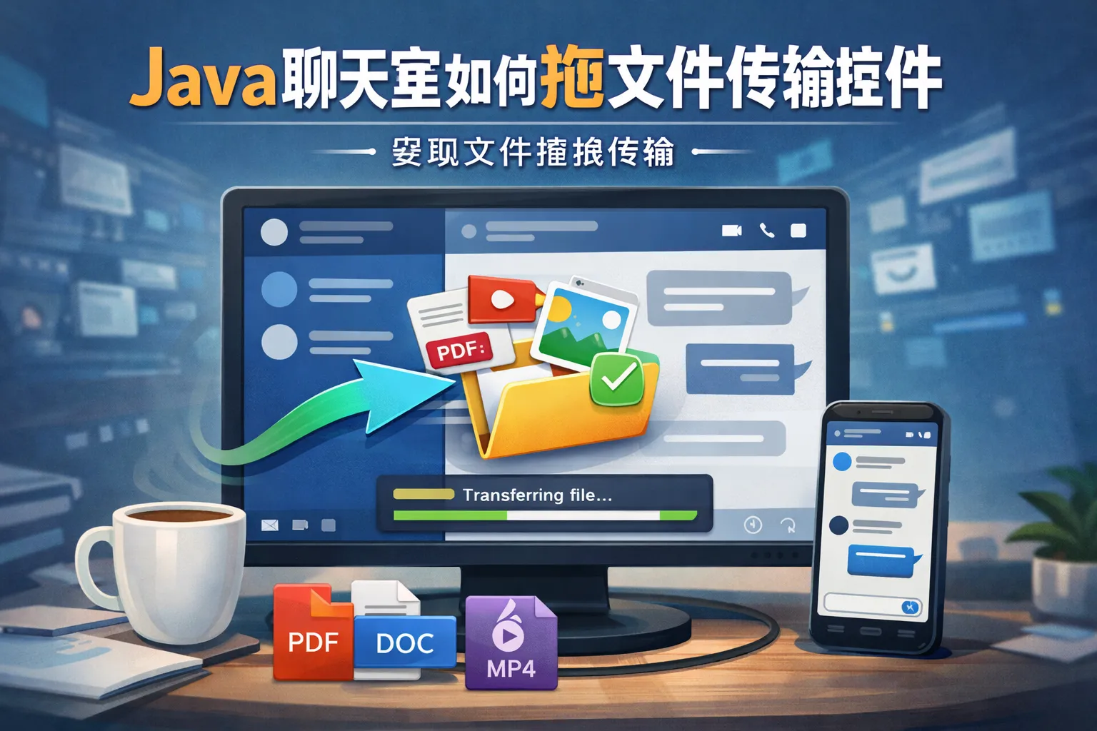 java聊天室如何拖文件传输控件