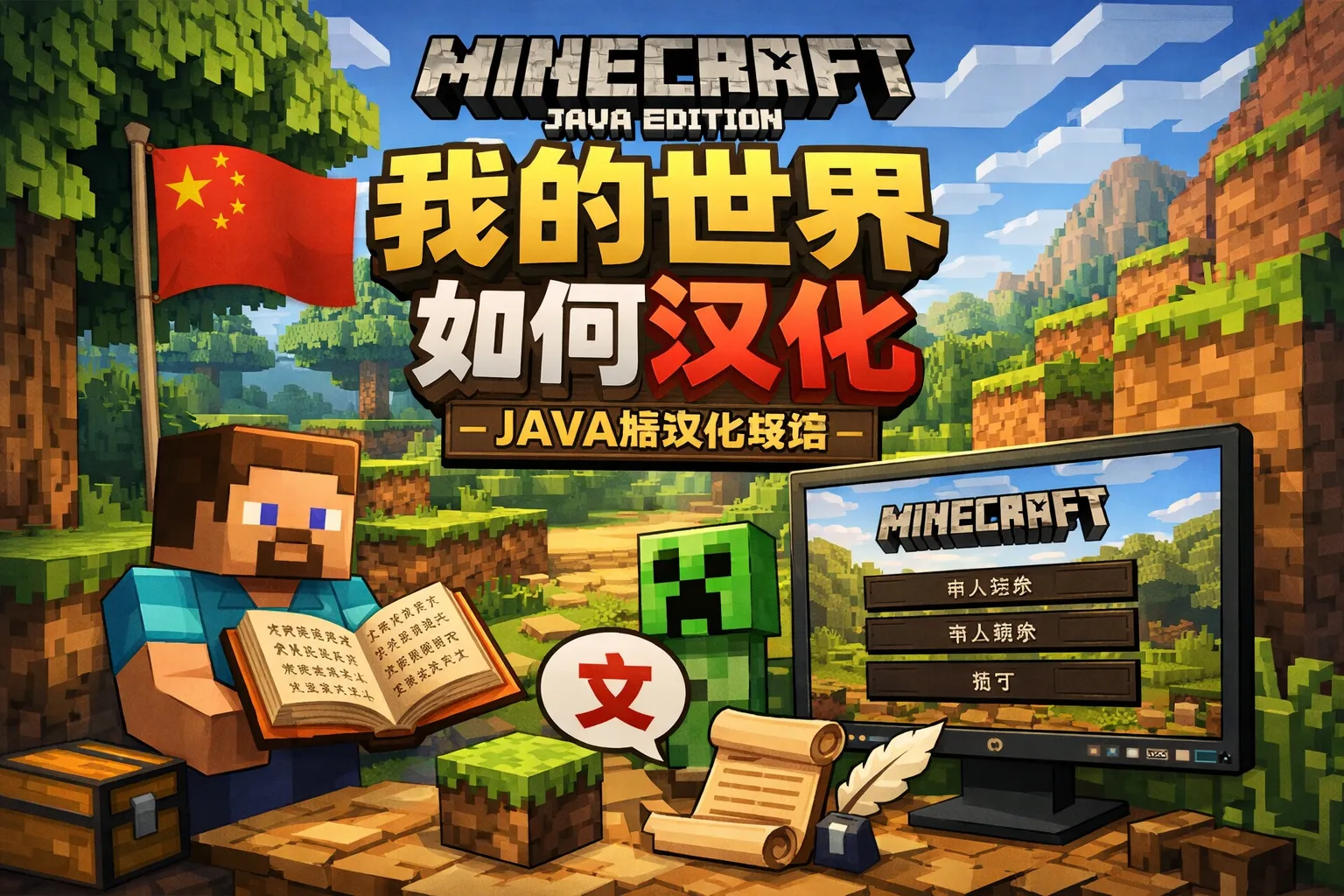 我的世界java版如何汉化