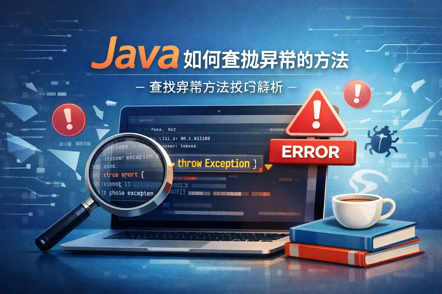 java如何查抛异常的方法