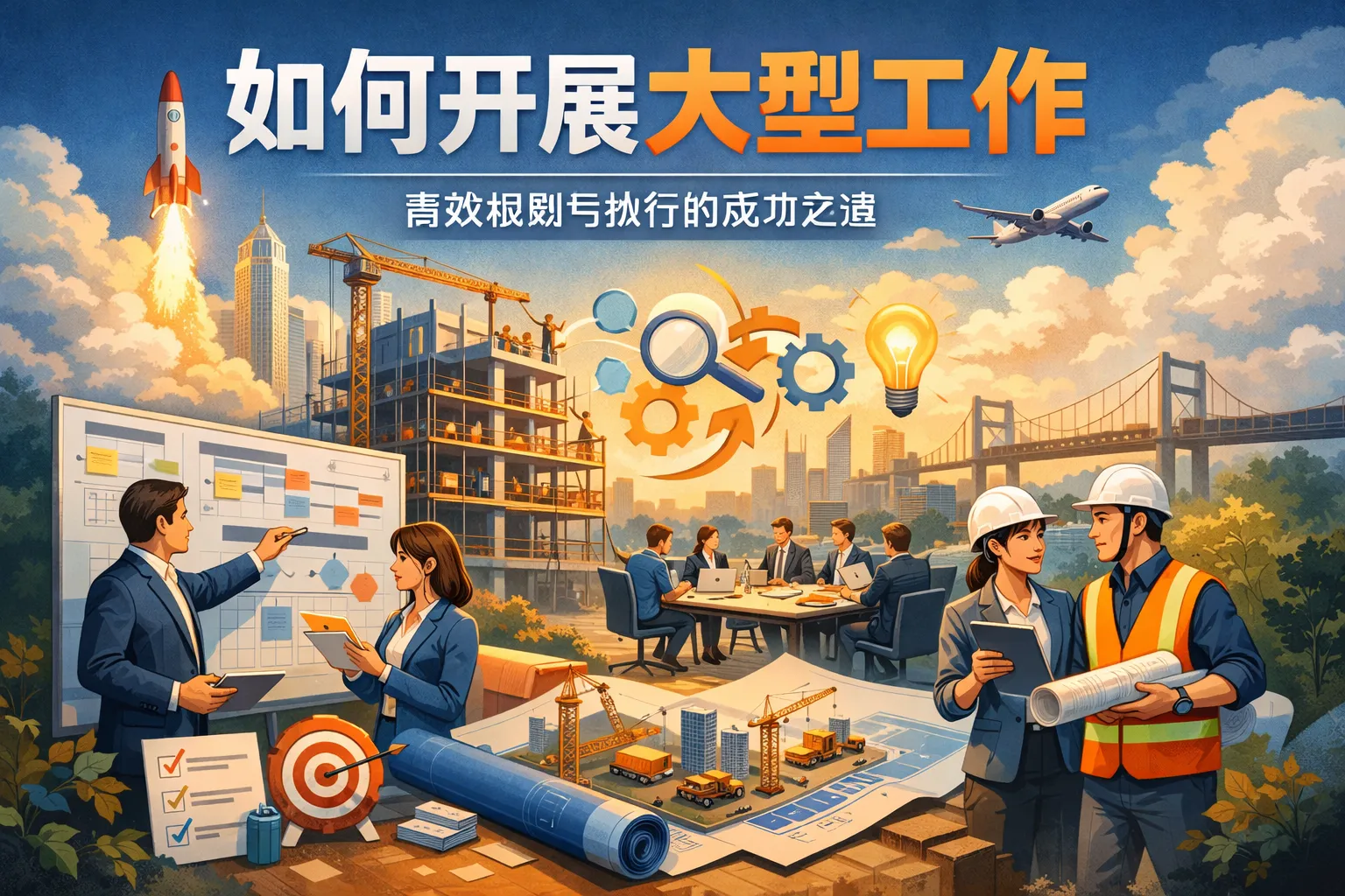 如何开展大型工作