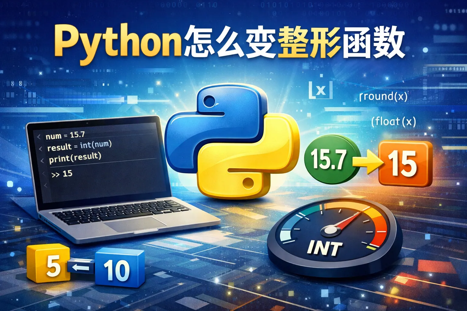 python怎么变整形函数