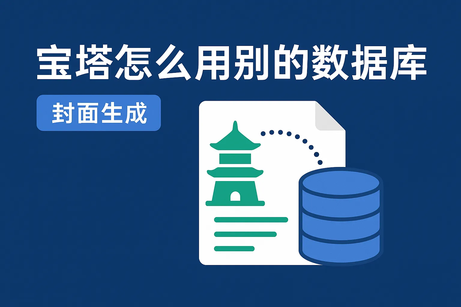 宝塔怎么用别的数据库
