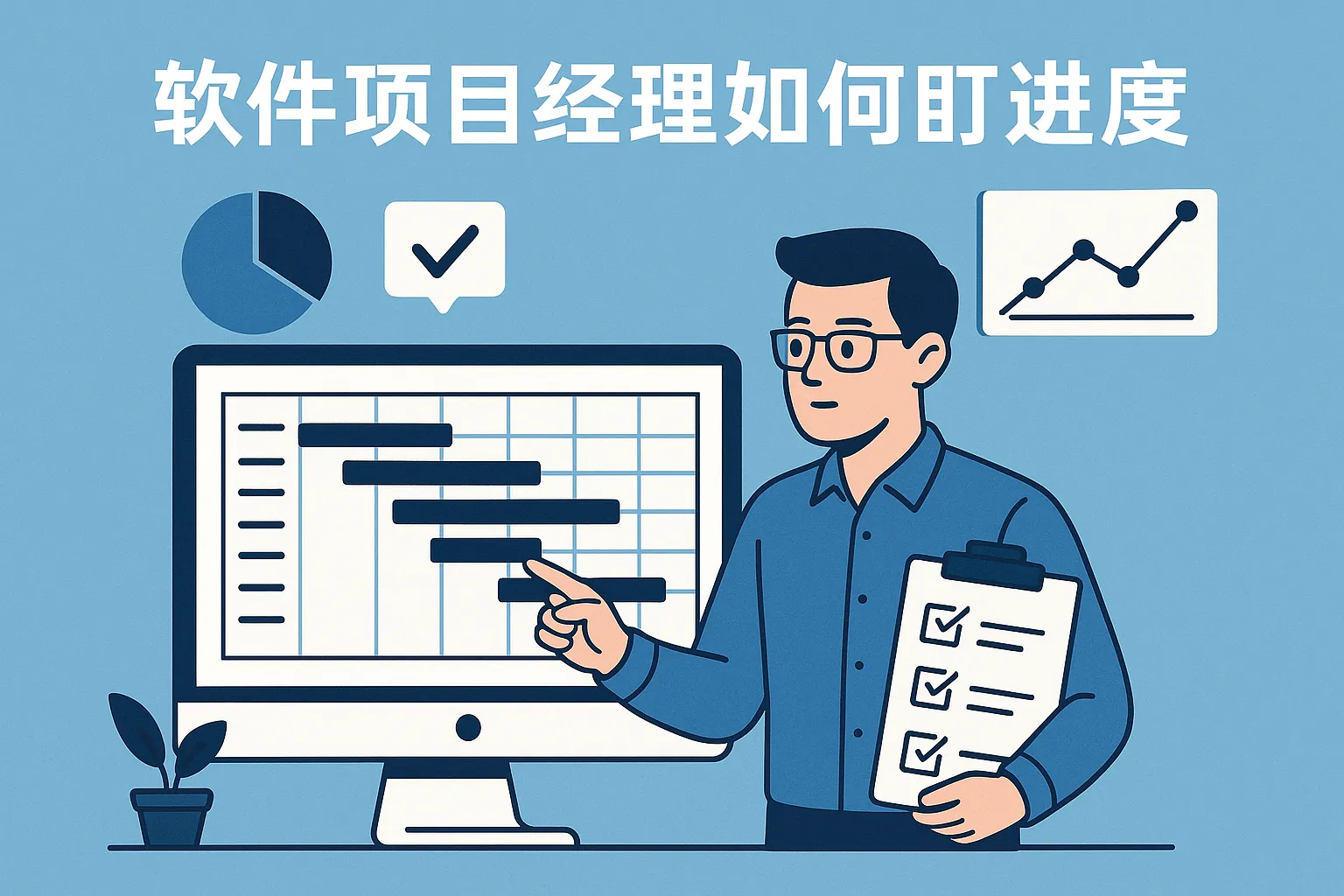 软件项目经理如何盯进度