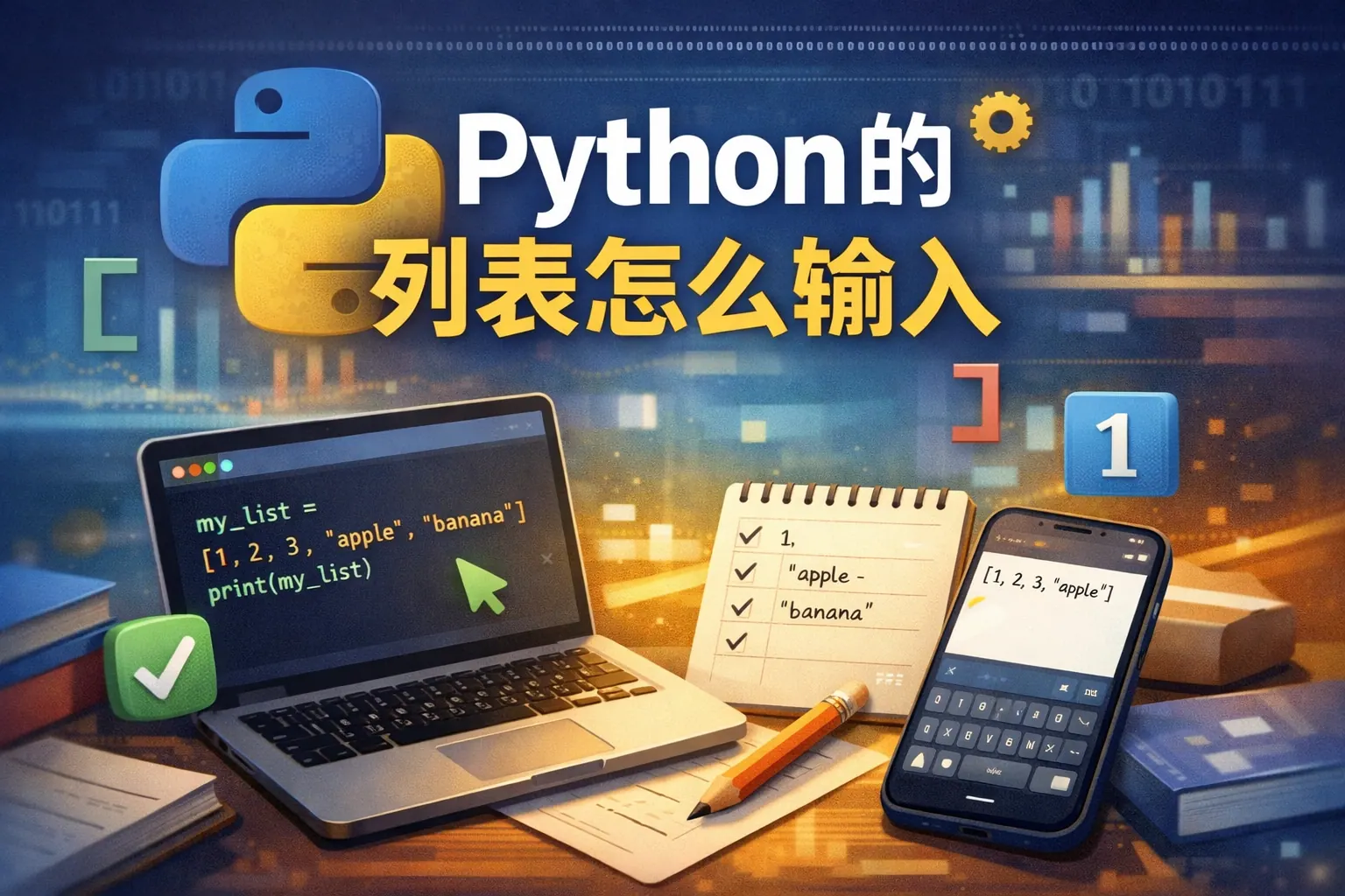 python的列表怎么输入