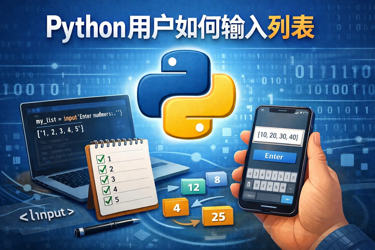 python用户如何输入列表