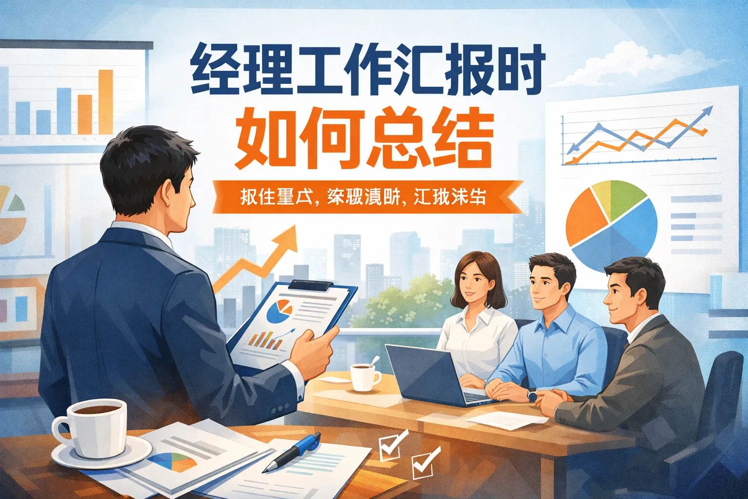 经理工作汇报时如何总结