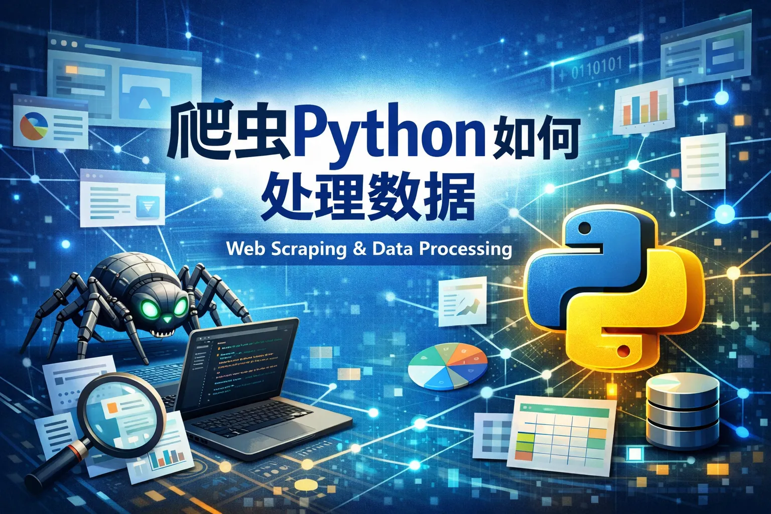 爬虫python如何处理数据