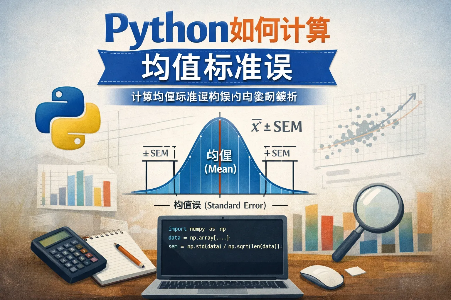python如何计算均值标准误