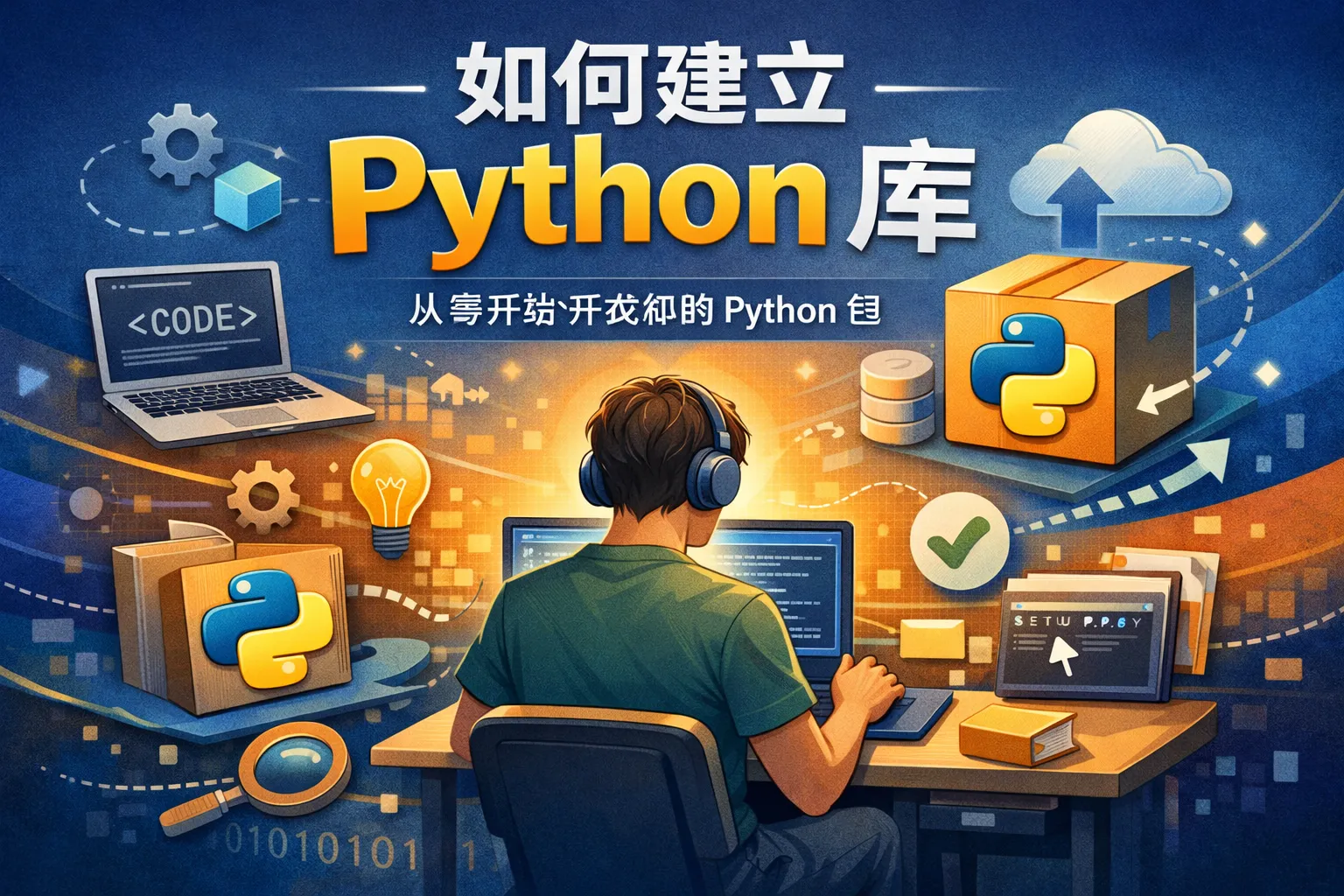 如何建立python库