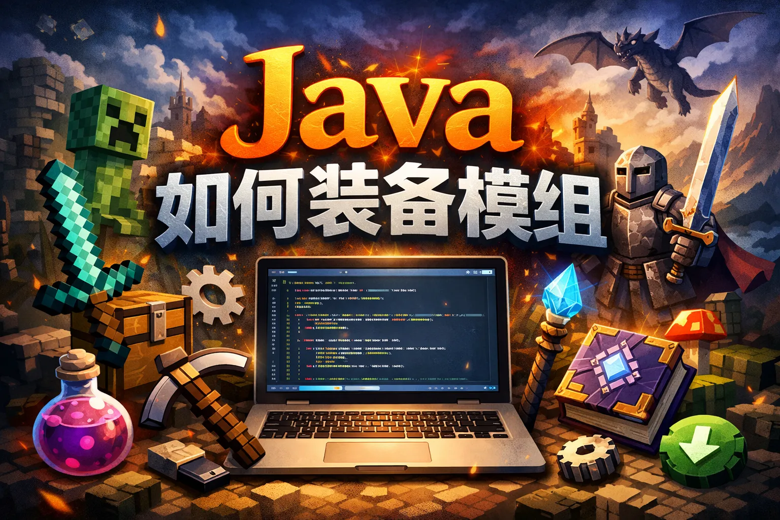 java如何装备模组