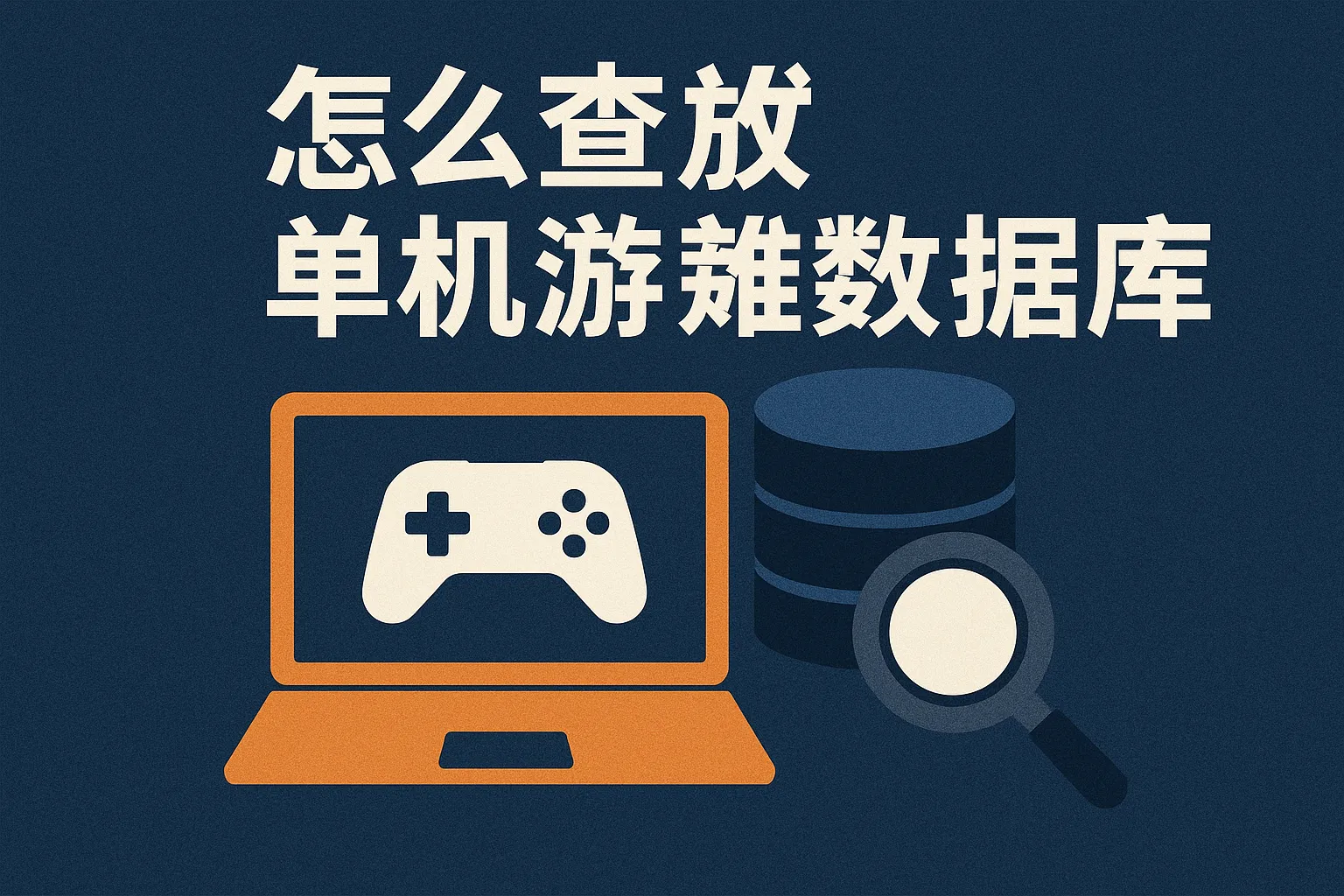 怎么找到单机游戏数据库