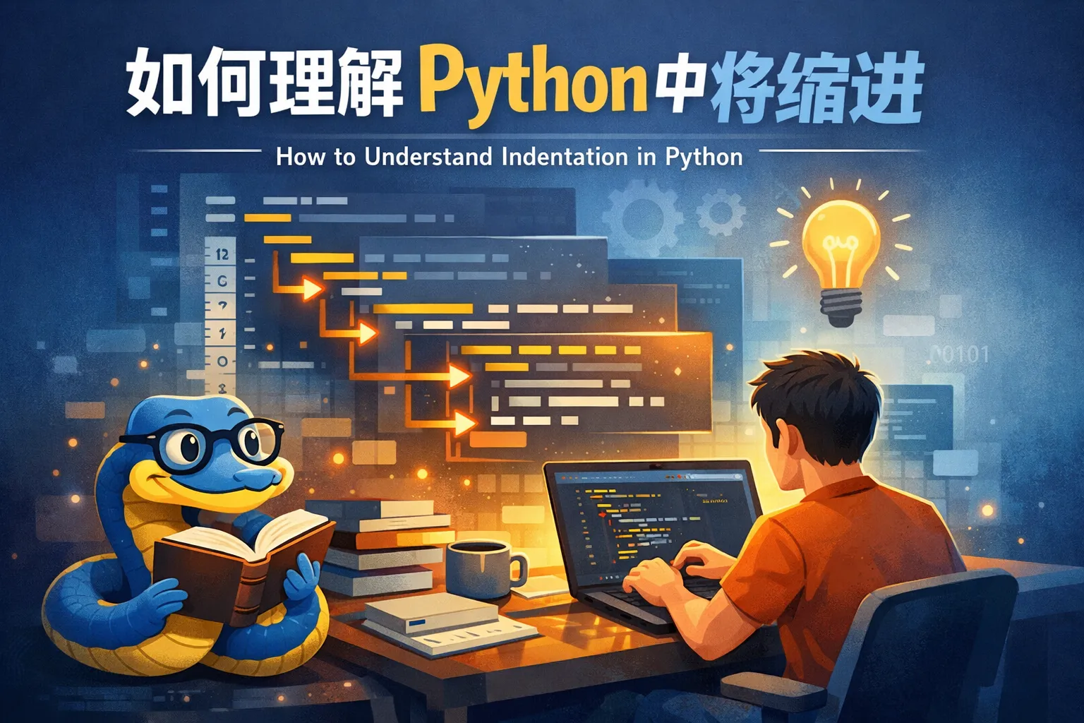 如何理解python中将缩进